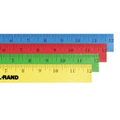 12" Enamel Wood Ruler (Full Color Digital)